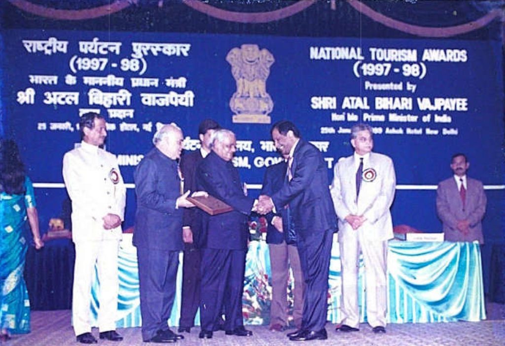 Excellence Award from the prime Minister of Vajpayee